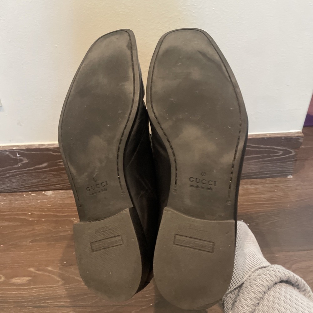 Gucci Mens Dress Shoes 7.5 Black Lace Up - Picture 7 of 7